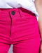 Fuchsia Elasticized Women's Shorts 1