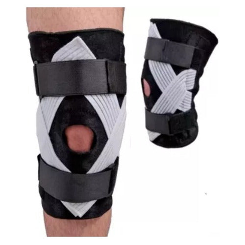 Knee Brace with Side Spirals and Velcro Patellar Support 0