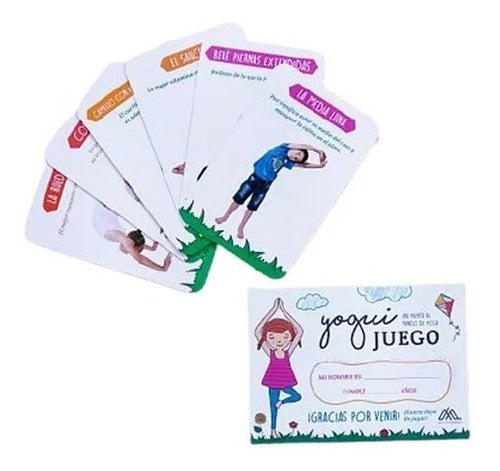 Yogui Juego De Yoga Cartas Cumpleaños Souvenirs 0