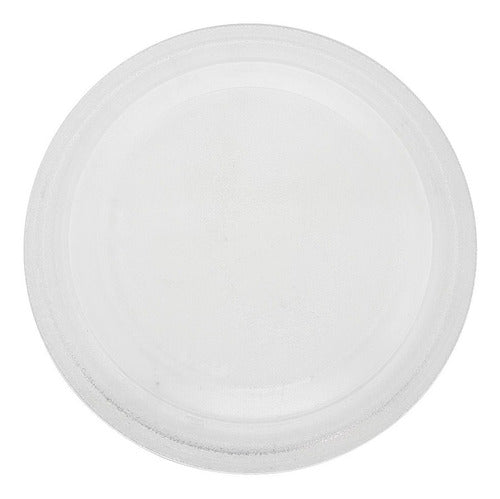 Plato De Vidrio Microondas 24.5 Cm De Diametro Liso 0