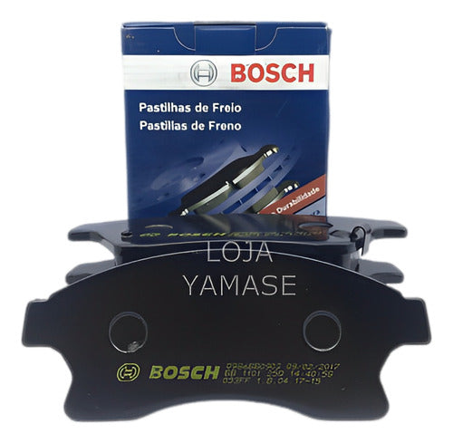 Kit Pastilha Freio Cruze Tracker Lt Ltz Dianteira Bosch 0