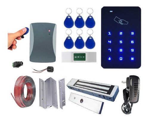 TEBAS Control Access RFID Weatherproof Magnetic Lock Kit Fox 0