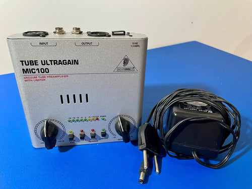 Pre-amplificador Behringer Tube Ultragain Mic 100 1