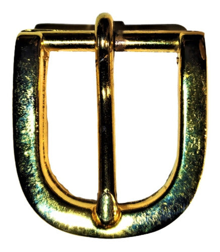 Fasolo Golden Metal Buckle for Belt 2.6 cm x 2.9 cm P/unit 0