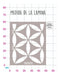 Geometric Stencil GEO105 Wall Floor Fabric Decoration 50x60 4