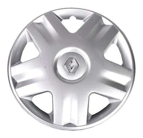 Retov 14" Clio Wheel Cover 2003 2004 2005 2006 2007 - With Logo 0