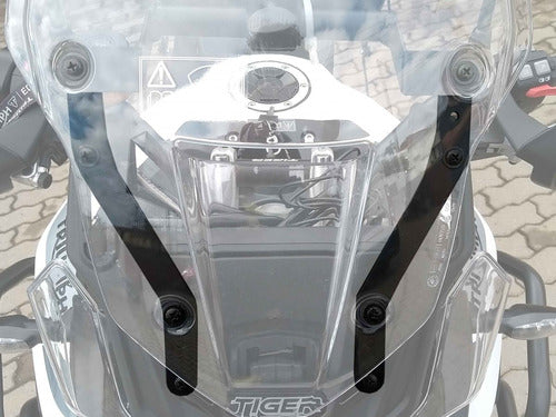 Suporte Regulador Prolongador Bolha Parabrisa Tiger 900 1