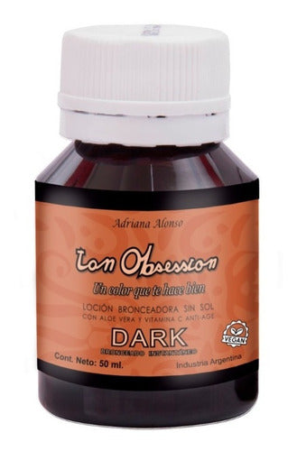 TanObsession Organic Self-Tanning Lotion Dark 5 Units - Maximum DHA 0