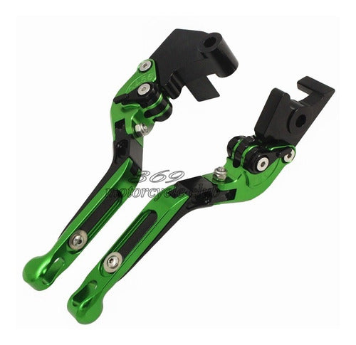 MK MOTOS Rebatable Levers for Kawasaki ZX6R 0