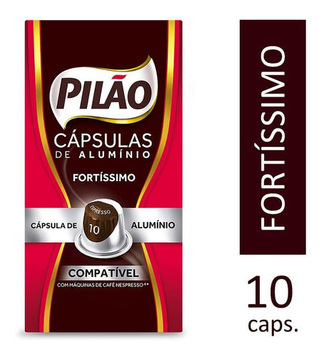 Cápsulas De Alumínio Pilão Espresso 10 - 10 Un 0