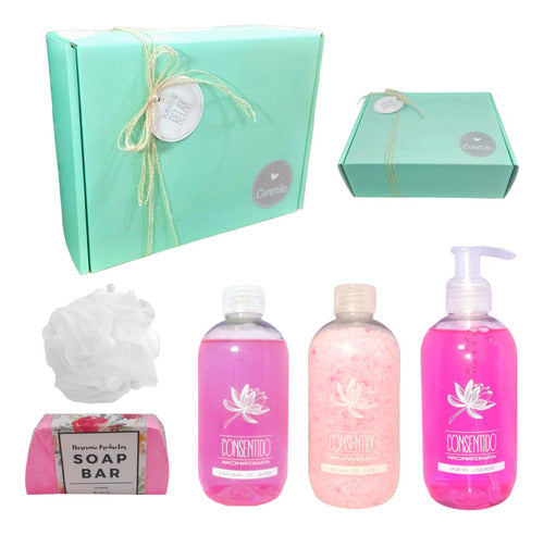 Zen Box Spa Relax Roses Aroma Gift Set N26 Relax - Set Caja Regalo Zen Box Spa Relax Rosas Aroma Kit N26 Relax