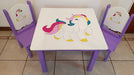 Personalized Kids Table and Chairs Educational Characters Set 5