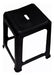 Set of 6 Rectangular Stackable Plastic Stools 46 cm for Garden Meetings 0