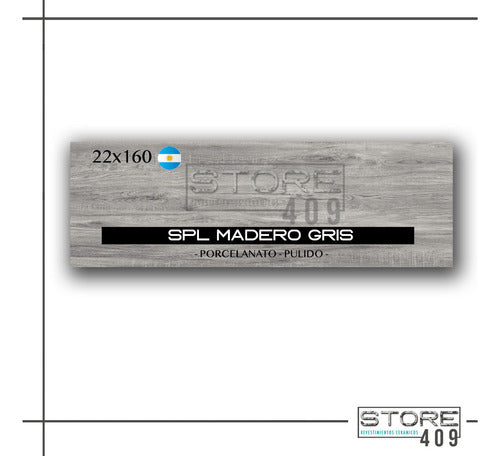 SPL San Pietro Porcelain Madero Gris 22x160 Wood-Look Tile 1