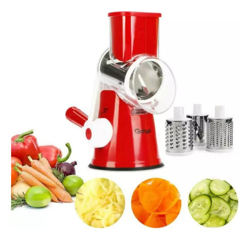 SILICONIA Manual Cheese and Vegetable Grater Shredder Cutter 1