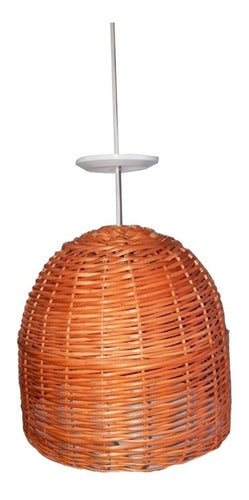 Manufacturer Wicker Lamp Shade 1--40x30 Complete T-e 2