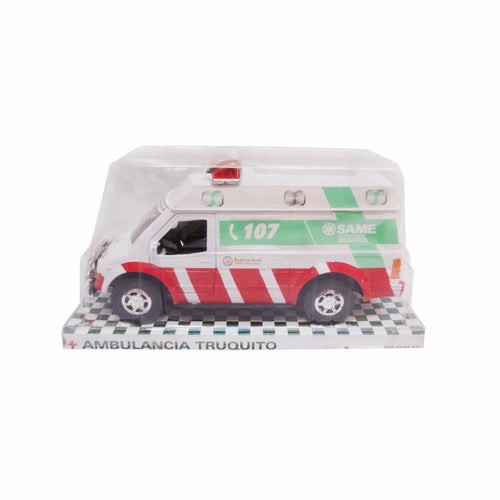 Ambulancia Same Fricción Juguete 26 Cm Casa Valente 1