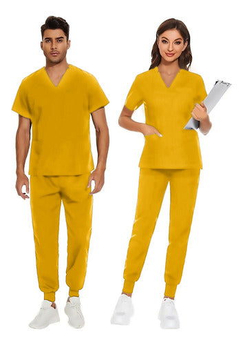 20 de Junio Unisex Medical Scrub Sets with Cuff 0