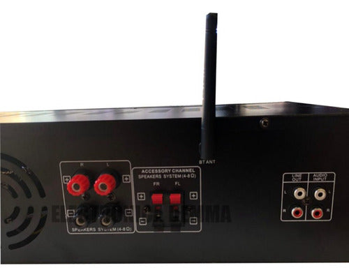 600W Powered Console Amplifier with USB SD Mic 3