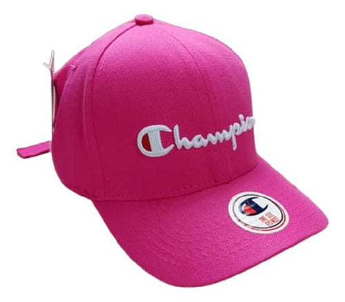 Champion Fuchsia Curved Brim Adjustable Cap 0