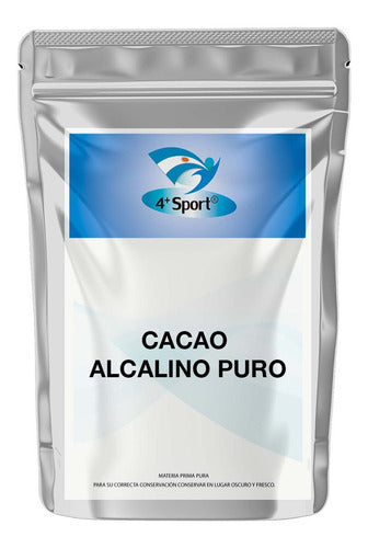 4+ Sport Cacao, Chocolate Alcalino, Cocoa Pura De Brasil 250 Gr 0