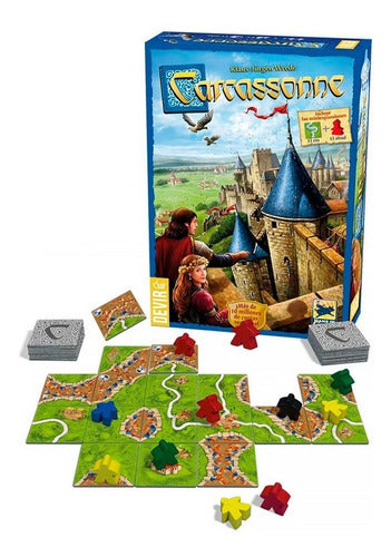 Carcassonne Juego De Mesa Familiar Clásico De Estrategia 1