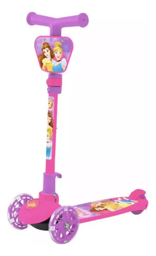 Sebigus Princess Scooter with Lights, Helmet, Knee and Elbow Pads - Foldable 4