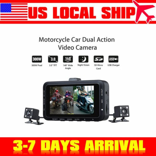 DV168 3" LCD Action Double Dual Action Video Camera 0.3MP Vision Night 1