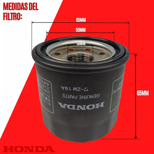 Filtro Aceite Honda Original Cbr / Transalp 600 Xl Fas Moto 1