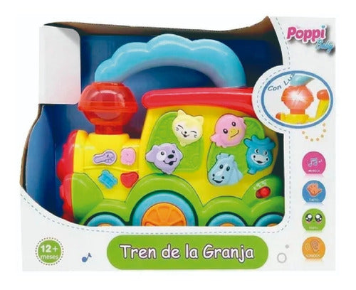 Tren De Juguete Bebes Didactico Aprendizaje 6747 Poppi Cuota 0