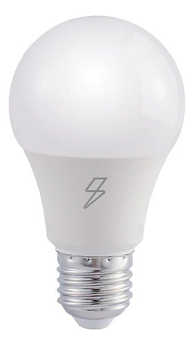 LED Bulb Lamp A60 9W Cold Light E27 Jeluz Pack of 10 Units 0