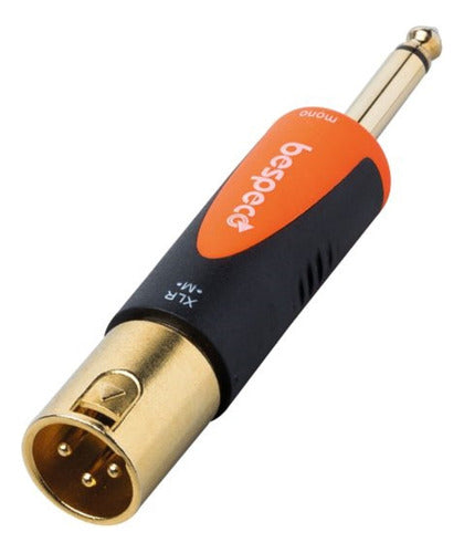 Bespeco XLR Male to Mono Plug Adapter SLAD510 0