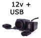 Toma 12v Usb Moto Cuatri Estanco Gps Celular Soporte Holder 1