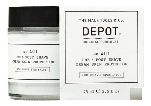 Crema Protectora Depot No.401 75ml Antes Y Desp Del Afeitado 0