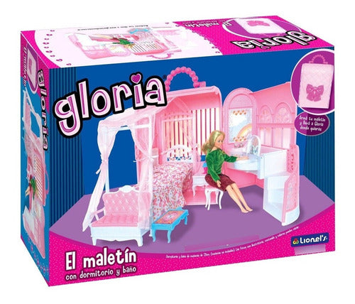 Lionel's Maletin Dormitorio Y Baño Muebles Muñeca Gloria Lionels 9988 0