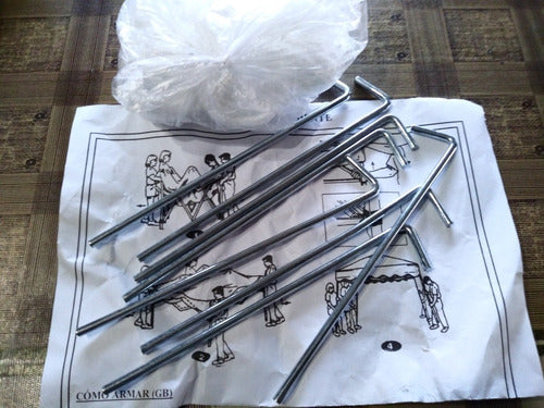 Replacement Gazebo 3x3 Ropes and Stakes 1