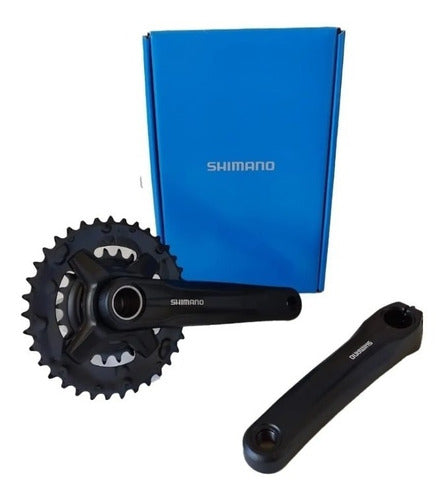 Shimano Plato Palanca Biplato MTB MT210 36-22 Hollowtech 2