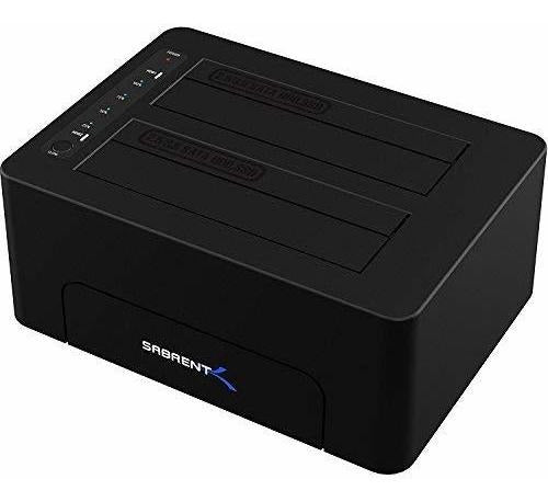 Sabrent Usb 31 A Sata Dual Bay Disco Duro Estacion De Acopla 0