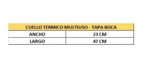 Csalpa Cuello Térmico Tapaboca Map - Csalpa (azul) 2