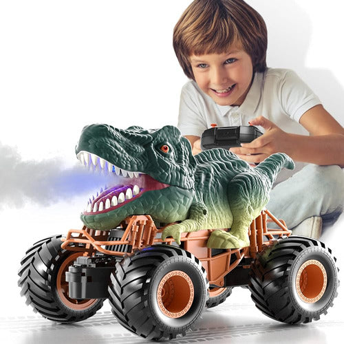 Coche De Dinosaurio Con Control Remoto Bennol Para Niños De 0