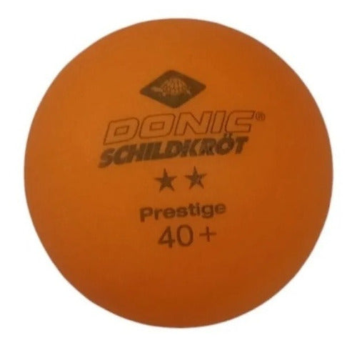 Donic Schildkrot Prestige 2 Stars Ping Pong Balls Pack of 6 1