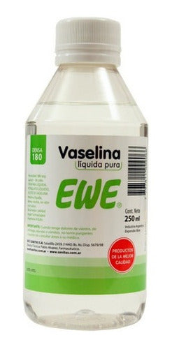 Ewe Vaselina Líquida Pura Densa 180 250ml 0