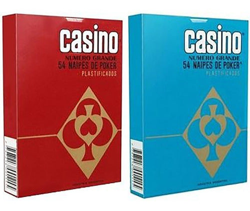 Plastic-Coated Poker Cards x54 Casino (x2 Units) 0