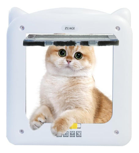 Zuagi Cat Door With 4-Way Lock 0