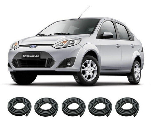 Ford Fiesta Ambiente Burletes (para Las 4 Puertas + El Baul) 0