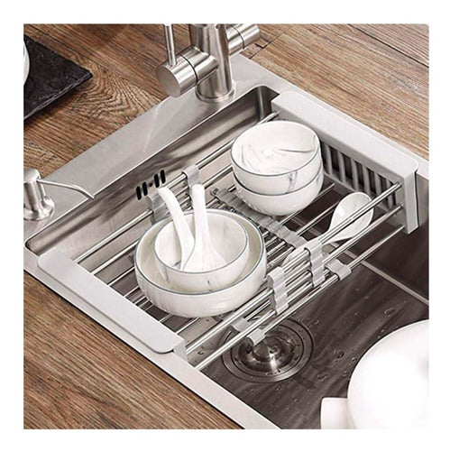 Generic Extendable Dish Rack for Kitchen Sink 4