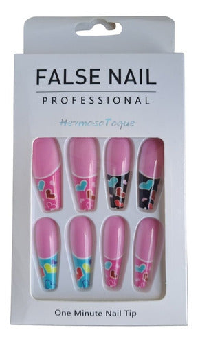 Hermoso Toque Press On Nails with Designs 2