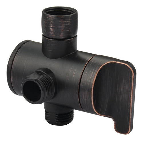 Bright Showers 3-Way Shower Arm Diverter Valve, Oil-Rubbed Bronze 0