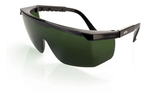 Dark Green Laser Protection Glasses Certified 0
