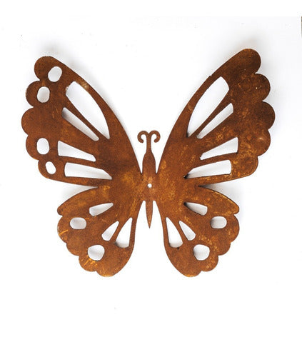 Cristobalhomegarden Rusty Metal Butterfly Stake 0